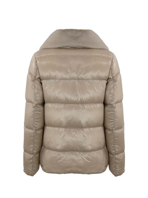 Piumino trapuntato Chantilly con ecopelliccia Herno | PI001923D 12017Z1985